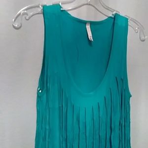 Ruffles on the lacy bottom elastic waist